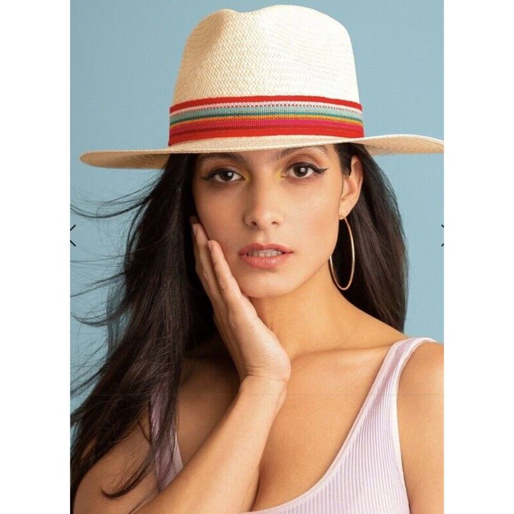 Elegancia Tropical Desierto Classic Panama Hat Handwoven New With Tags‎
